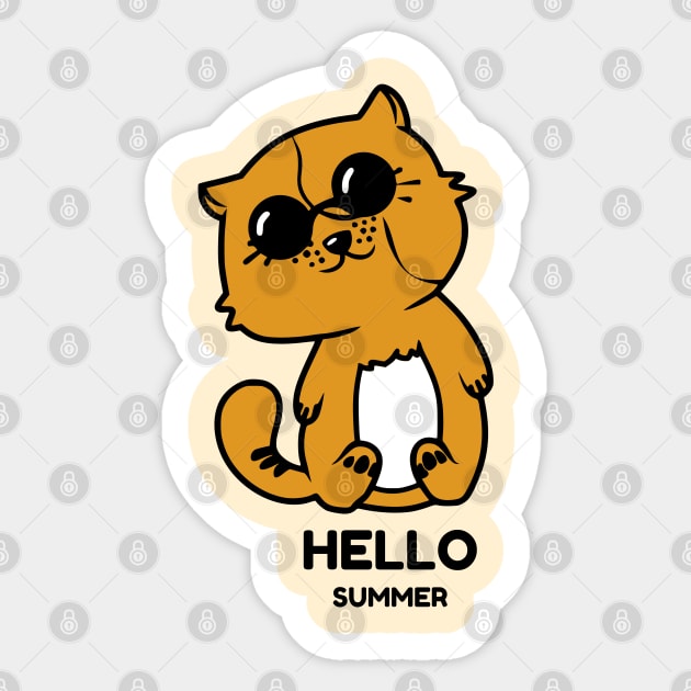 Hello summer Sticker by TheAwesomeShop